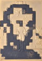 Salvador Dali LINCOLN IN DALIVISION Bas Relief Plaque - Sold for $1,408 on 02-17-2024 (Lot 466).jpg